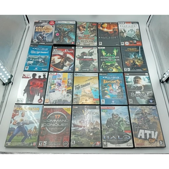 Lot of 90+ PC Games FEAR 2 Half-Life Halo Grandia LOTR Call of Duty Big Bundle - Picture 11 of 12